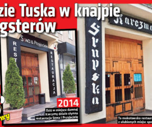 Ludzie Tuska w knajpie gangsterów