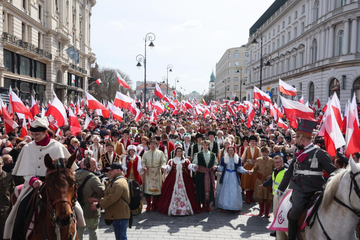   Wielki marsz w Warszawie 12.04.2025