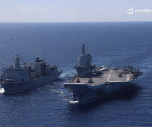 Chiński smok pręży muskuły. Grupa uderzeniowa lotniskowca Liaoning symuluje blokadę Tajwanu
