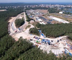 Drążenie tunelu w Świnoujściu - lipiec 2021