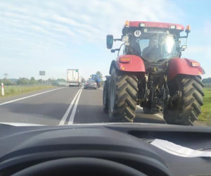Strajk rolników w woj. podlaskim