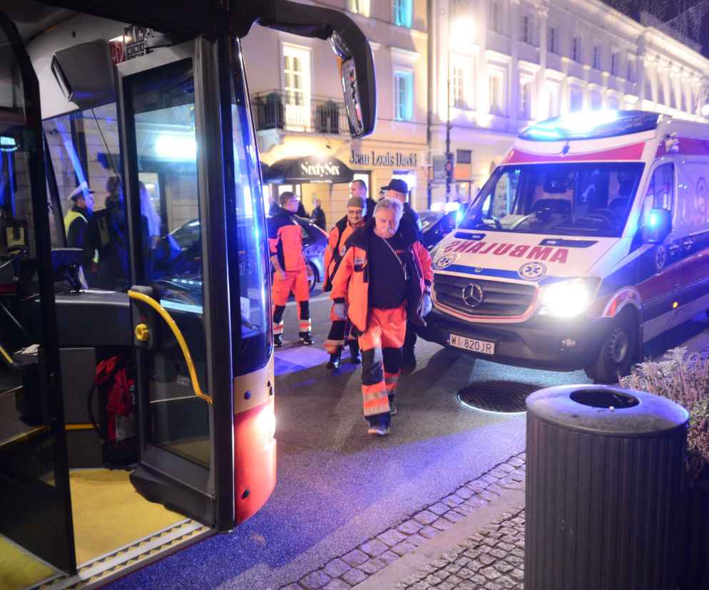Wypadek autobusu na Nowym Świecie