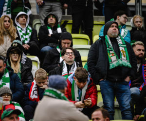 Lechia Gdańsk - Raków Częstochowa; Zdjęcia kibiców z meczu 30. kolejki PKO BP Ekstraklasy