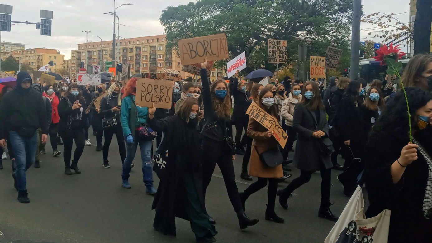 Protest kobiet w Szczecinie - 28.10.2020