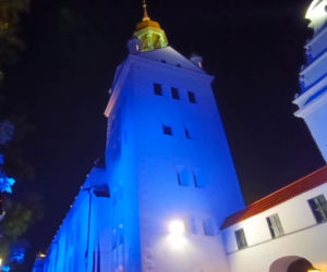 Nowa iluminacja Zamku Książąt Pomorskich w Szczecinie