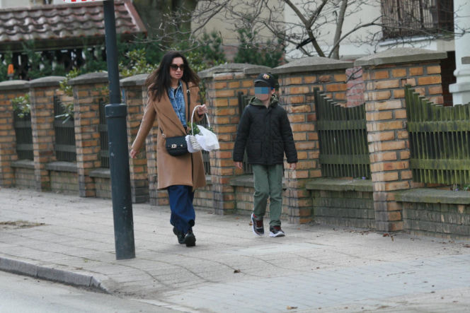 Marta Kaczyńska ze święconką