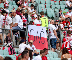 Polska - Ukraina. Tłumy kibiców na trybunach. Znajdź się na zdjęciu!