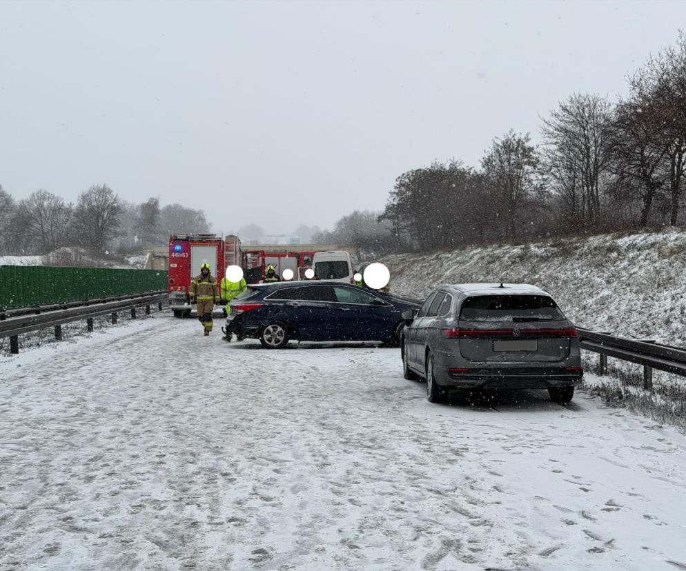 Paraliż na autostradzie A4. Karambol pod Wrocławiem