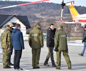 Premier Morawiecki z wizytą w Bieszczadach