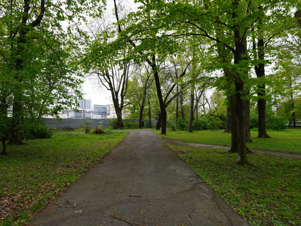 Park Bronowice wiosną 2024