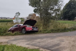 Pijany za kółkiem doprowadził w Żelaźnie do wypadku. Miał 2,7 promila! [ZDJĘCIA]