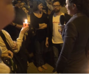 Dziennikarka TVP opluta na proteście? WIDEO