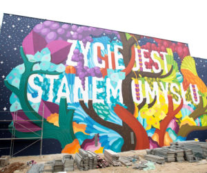 Mural Boa Mistura na Skłodowskiej-Curie