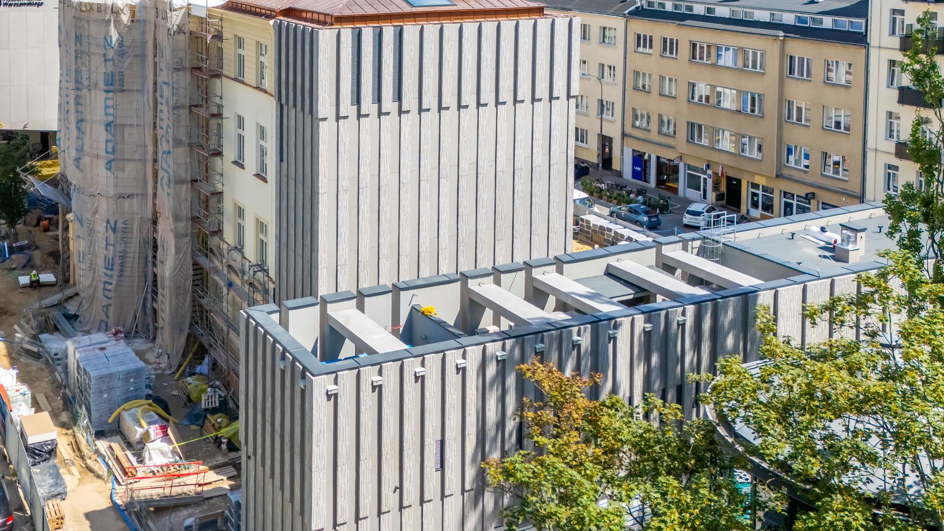 Dachy Muzeum Getta Warszawskiego już gotowe