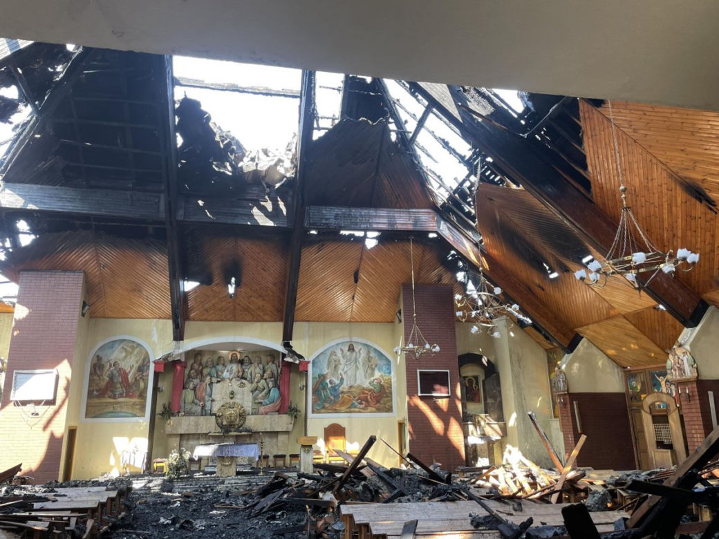 Sosnowiec. Biskup odprawi mszę w miejscu pożaru. "Ordynariusz będzie modlił się w intencji miejscowych parafian"