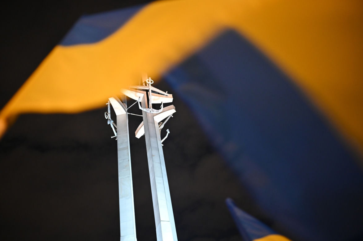Solidarni z Ukrainą. Wielki wiec w Gdańsku