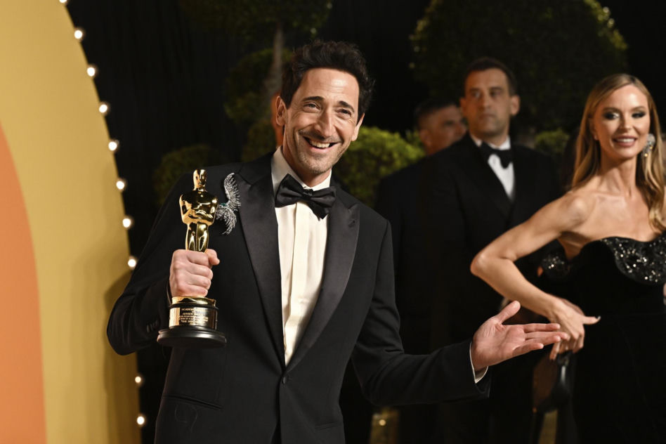 Adrien Brody z drugim Oscarem 