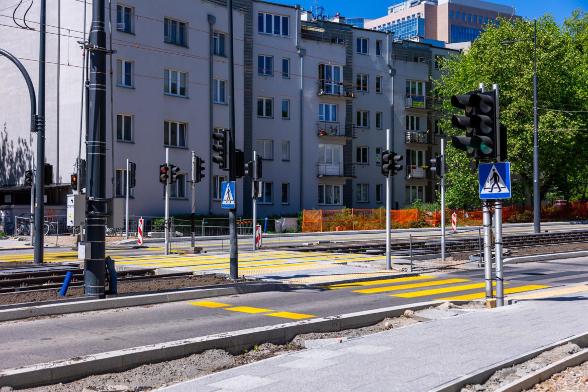 Tramwaj na Gagarina w Warszawie
