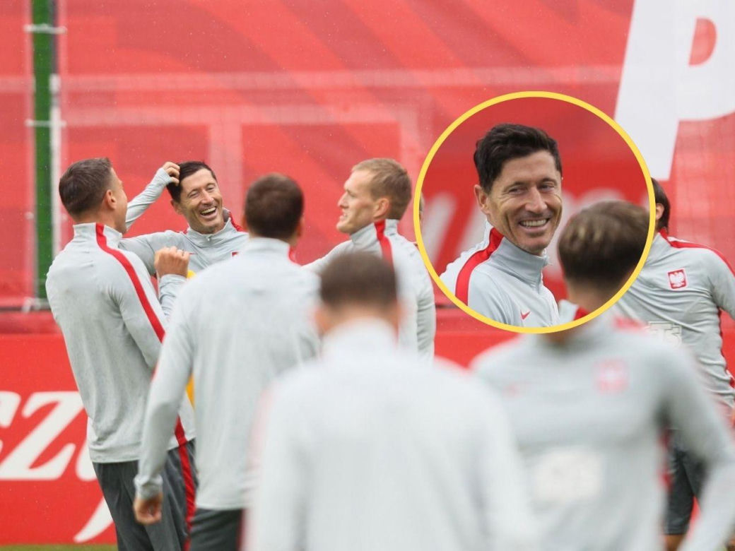 Lewandowski, Bednarek, Świderski i inni na treningu reprezentacji Polski