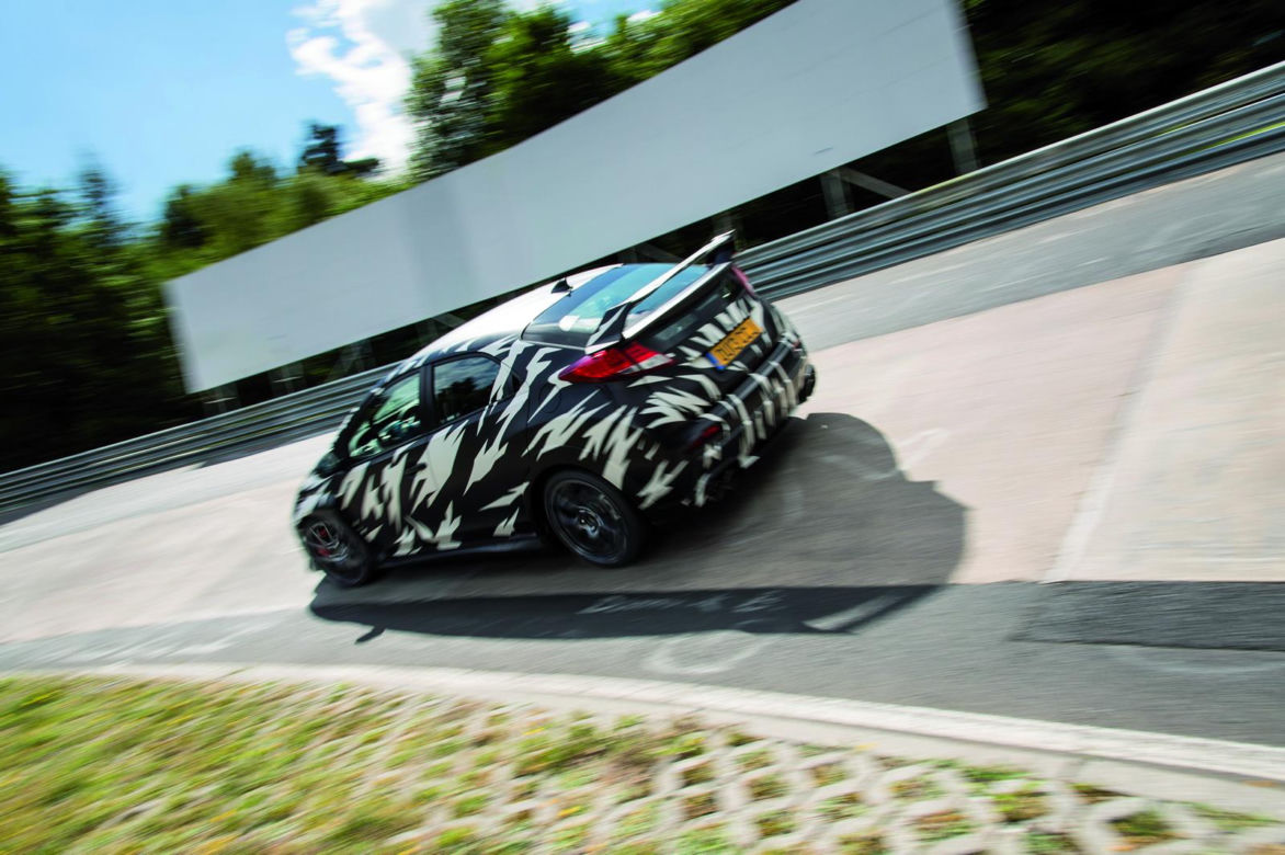 Nowa Honda Civic Type R na torze Nurburgring