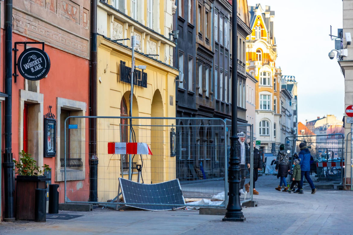 Efekty remontu Starego Rynku w Poznaniu