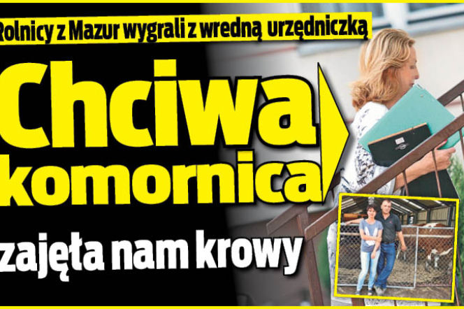 Chciwa komornica zajęła nam krowy