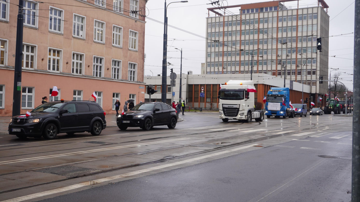 Protest rolników w Olsztynie, 20 lutego 