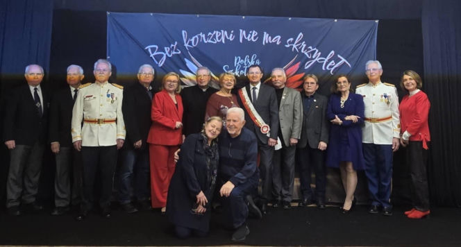 Szarfowanie marszałka PSD w Manville, NJ