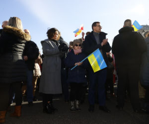 Warszawa. Manifestacji pod hasłem: Matki wołają przestańcie strzelać do dzieci!