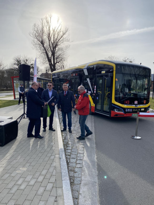 Prezentacja elektrycznych autobusów w Kraśniku