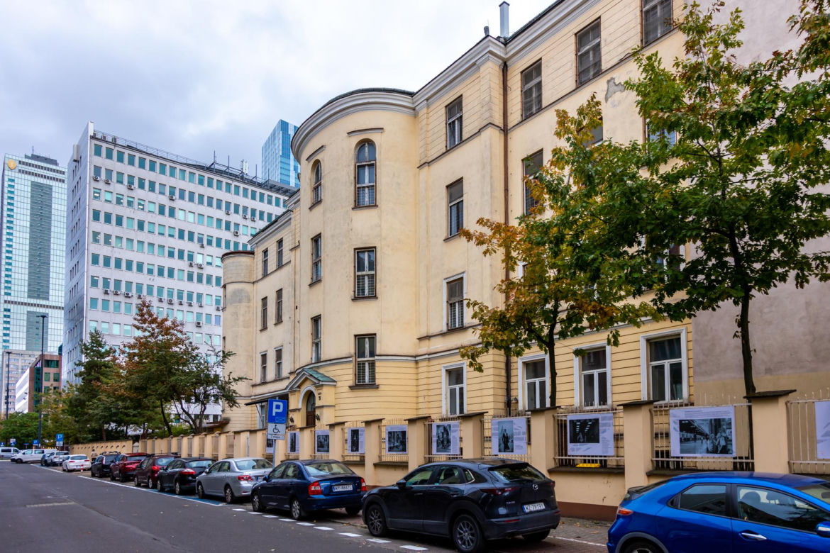 Nowa siedziba Muzeum Getta Warszawskiego – z ukosa
