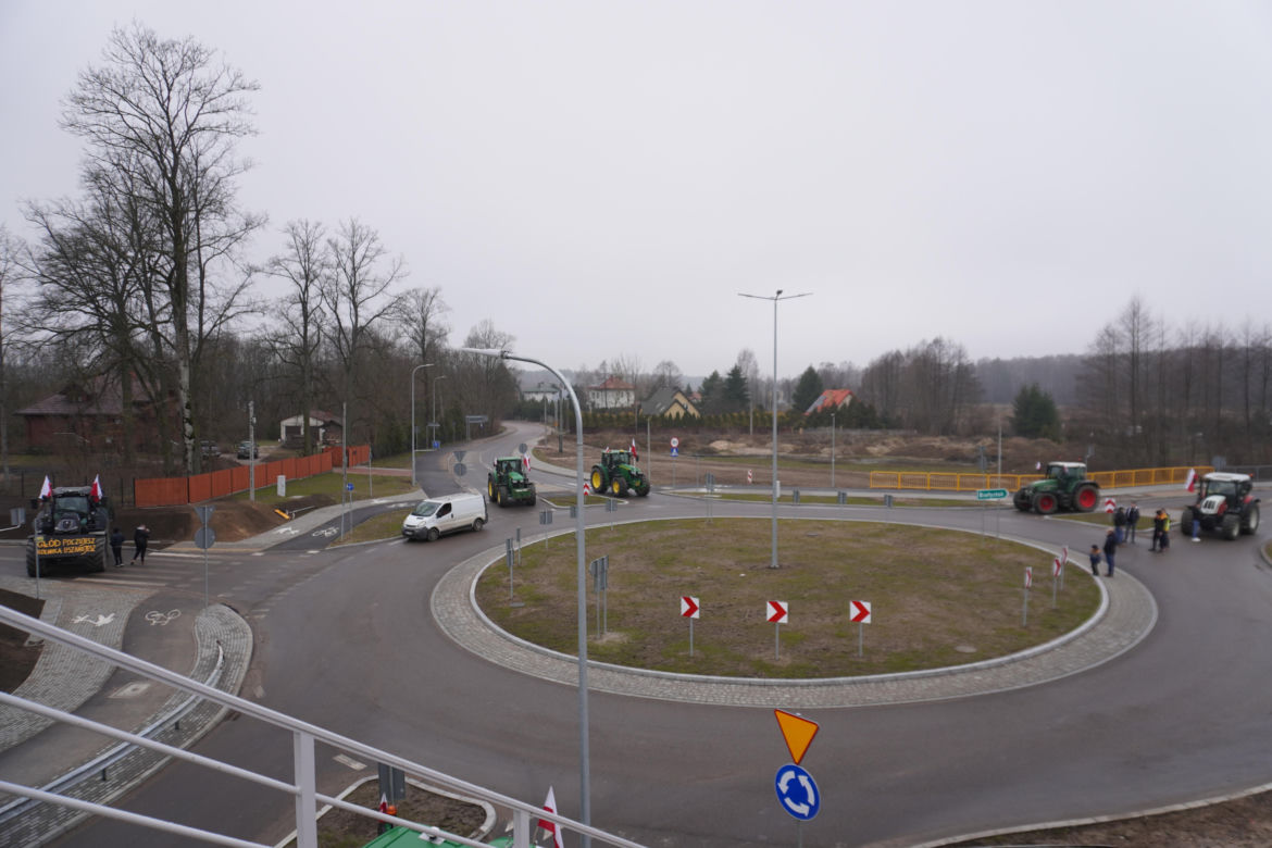 Protest rolników wokół Białegostoku - 20 marca 2024