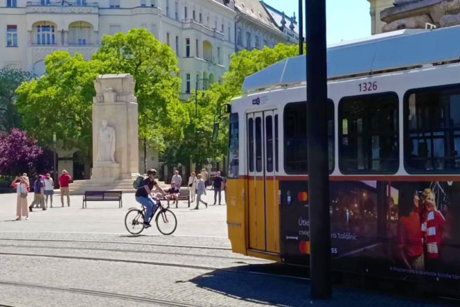 Budapeszt z okien tramwaju