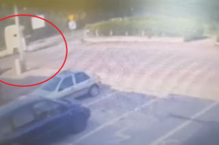 Groza w Bielsku! Kierowca ciężarówki WYMUSIŁ pierwszeństwo. Cudem ominęła tira [WIDEO]