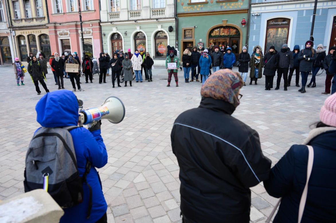 Pikieta za liberalizacją prawa aborcyjnego w Poznaniu - 7 stycznia 2024