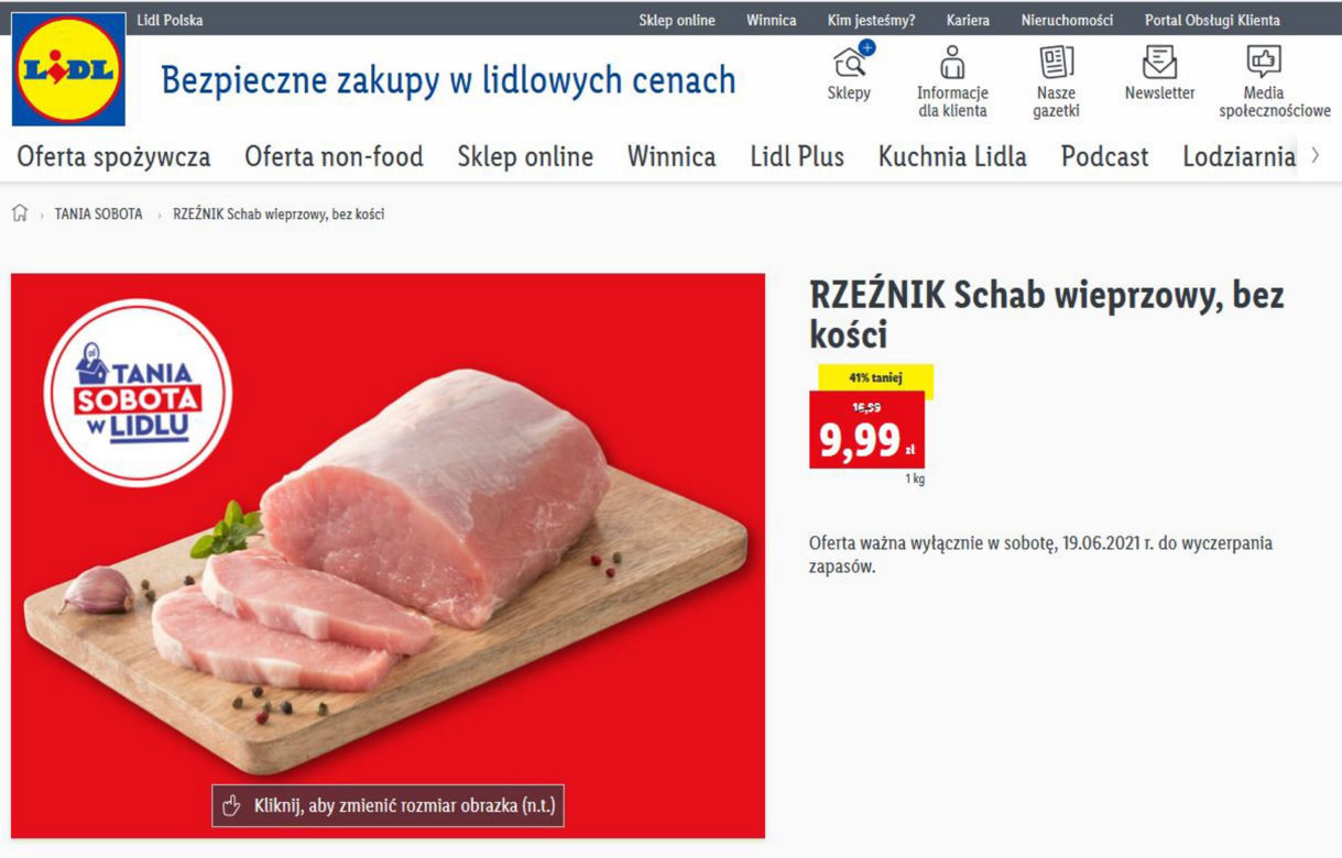 Schab za 9,99 zł