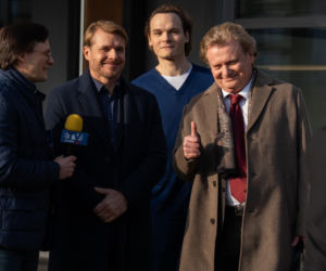 Na dobre i na złe odc. 982. Maks Beger (Tomasz Ciachorowski), inwestor (Mirosław Jekot), Tomasz Jacyno (Antoni Sałaj)