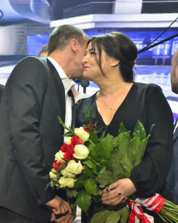 Paweł Kukiz z żoną