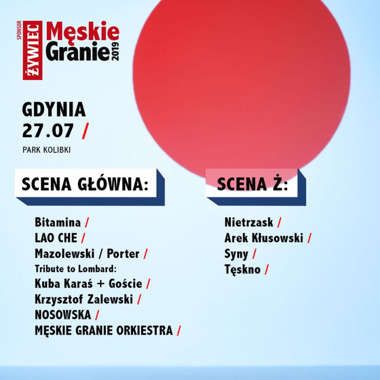 Męskie Granie 2019 - artyści ogłoszeni! Kto wystąpi w Warszawie, Żywcu, Wrocławiu, Krakowie? 