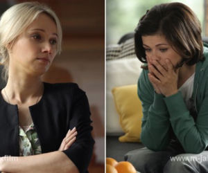 M jak miłość odc. 1084. Kinga (Katarzyna Cichopek), Beata Lubińska (Joanna Orleańska)