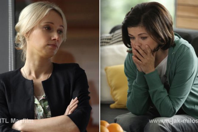 M jak miłość odc. 1084. Kinga (Katarzyna Cichopek), Beata Lubińska (Joanna Orleańska)