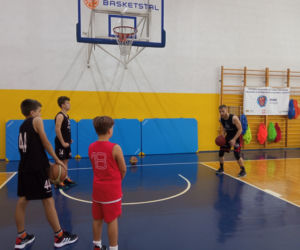 Basket Camp w Grudziądzu. Trening z Kacpą