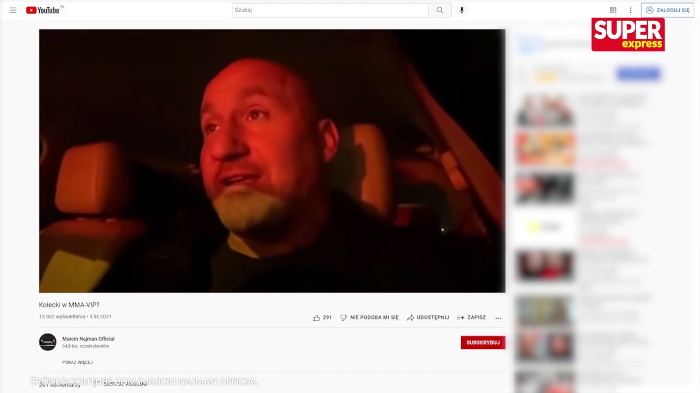 Marcin Najman jeździł autem mimo zakazu