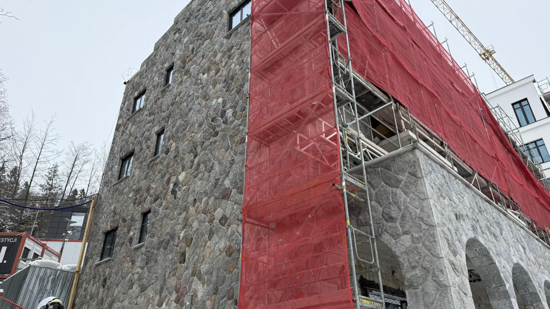 Budowa hotelu Salamandra w Kościelisku - luty 2026