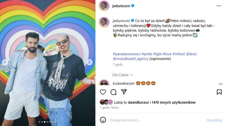 Parada równości 2025: Jędrzej Urbański Bruno