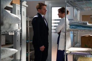 Na dobre i na złe odc. 983. Maks Beger (Tomasz Ciachorowski), Gloria (Aleksandra Grabowska)