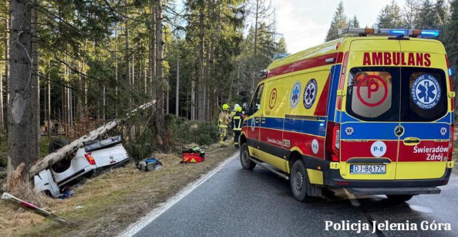 Wypadek pod Szklarską Porębą