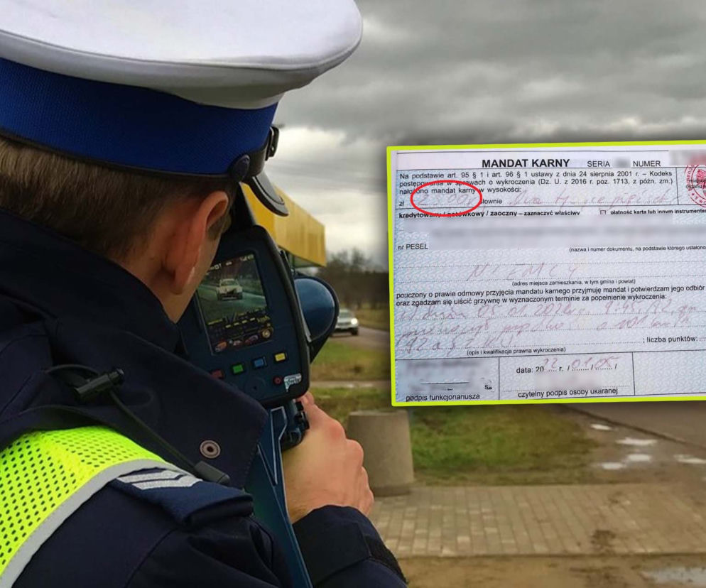 Dostaniesz 2000 zł mandatu z automatu