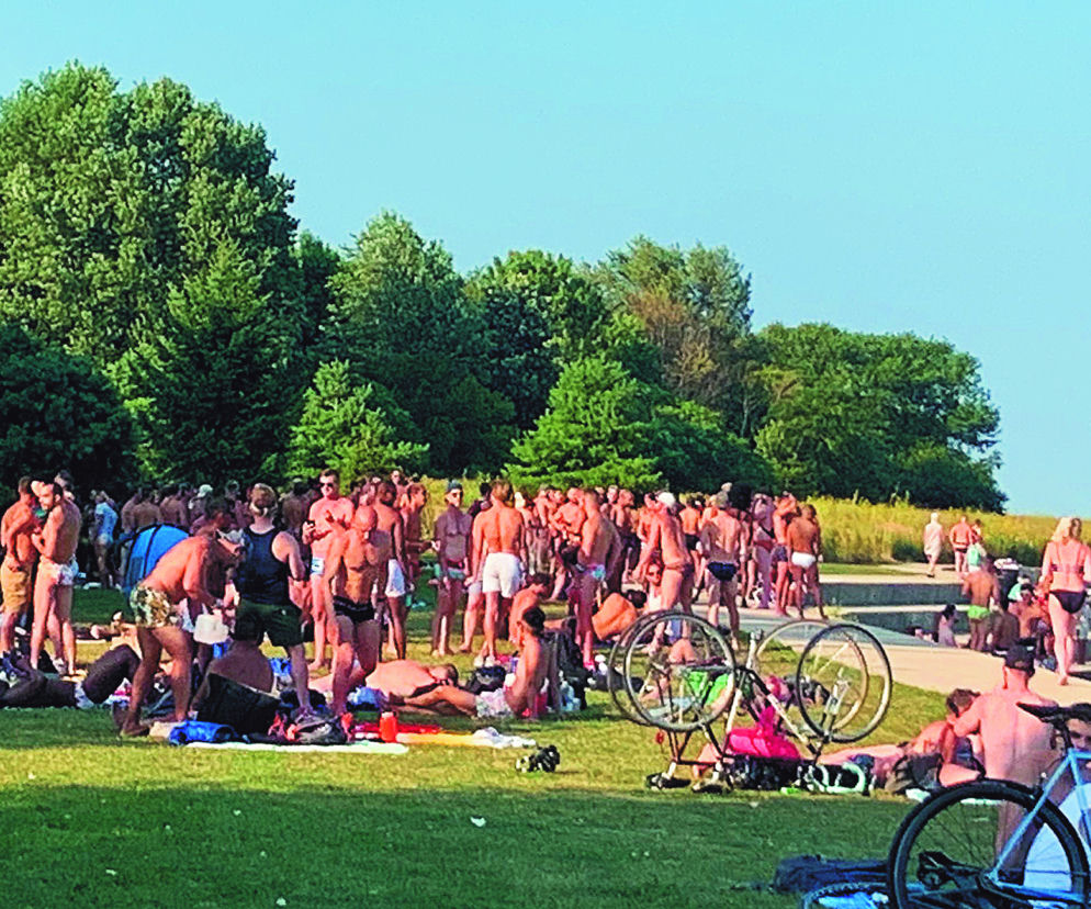 Plażowicze sami sobie wimmi