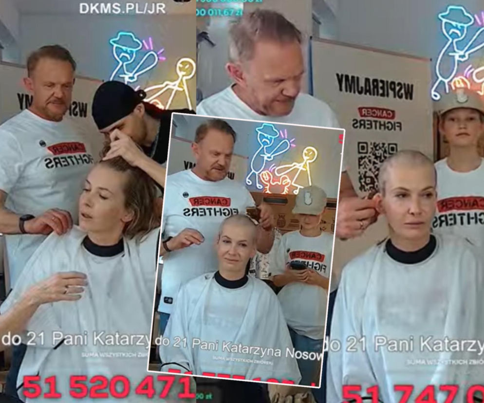 Edyta Pazura zszokowała męża. Zgoliła włosy u Łatwoganga 